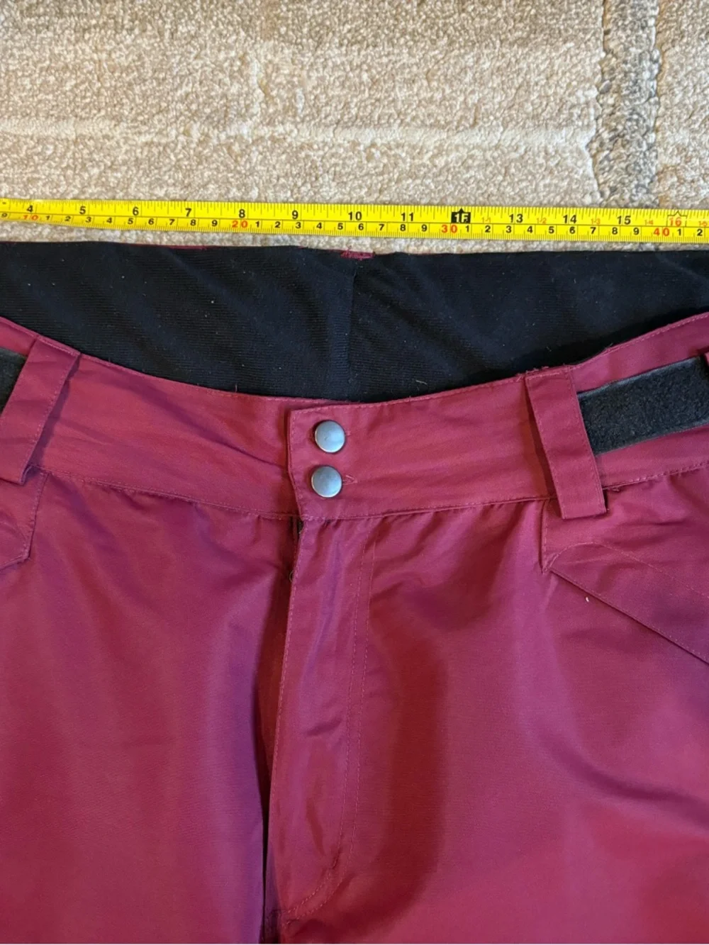 Women's ICEBURG Red Burgundy Ski Snow Snowboard Pants Size 1X EUC - Picture 3 of 11